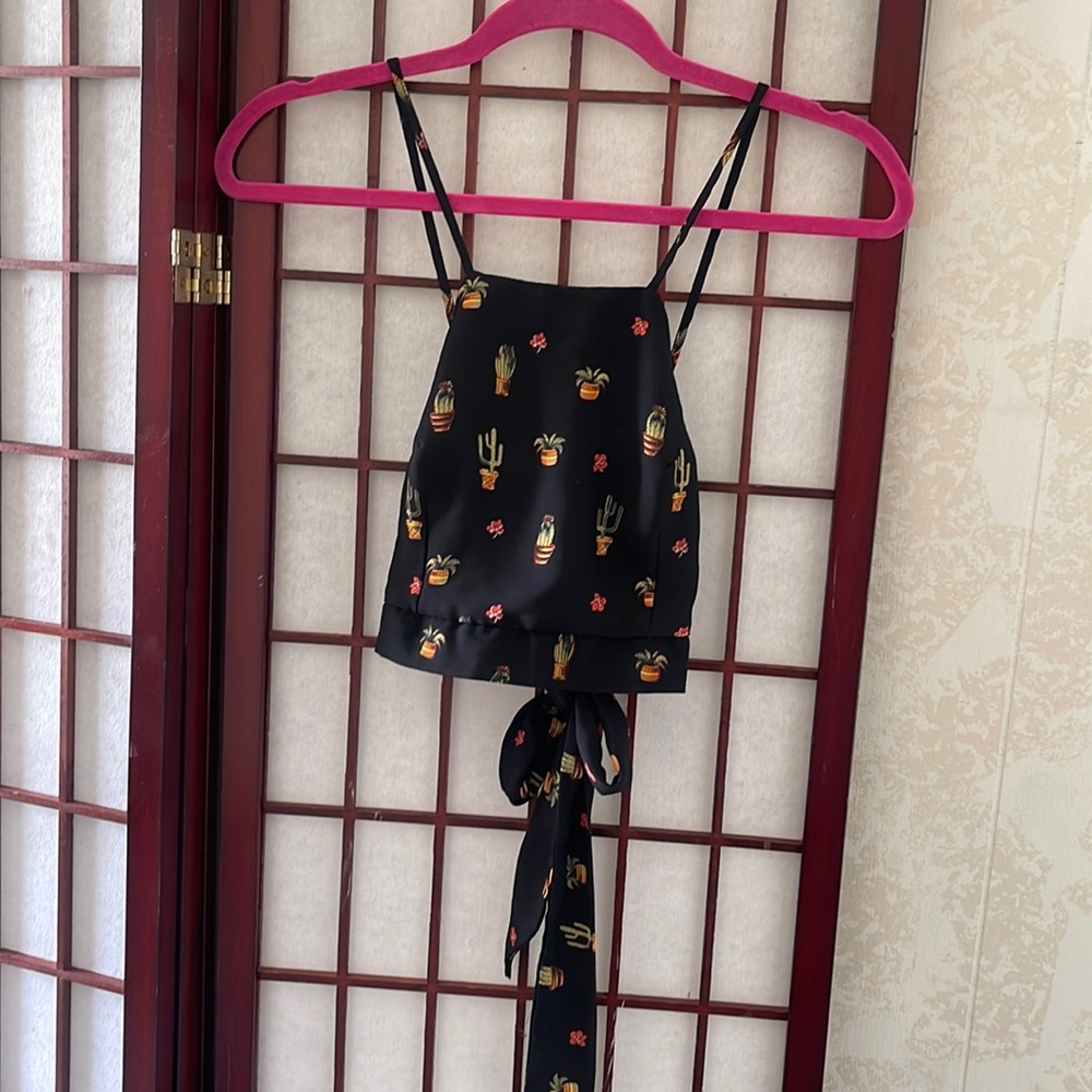 Cutesy Cactus Cropped top size S